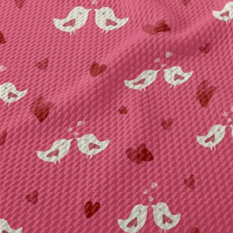 Happy Love Birds Birdseye Piqué