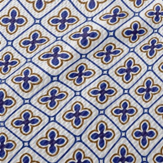 Cute Tile Design Birdseye Piqué