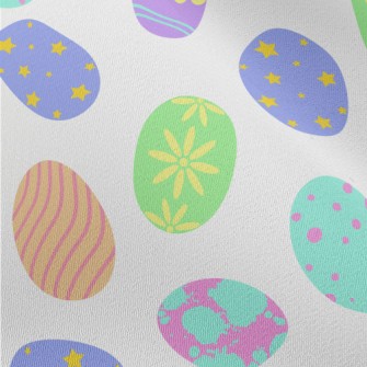 Cartoon Easter Eggs Chiffon