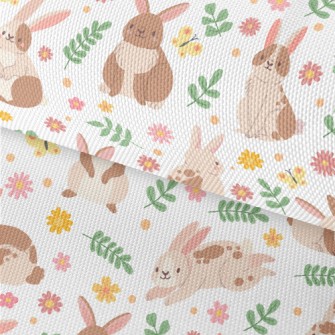 Cartoon Plush Rabbit Waterproof Oxford