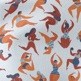 Confident Swimsuit Girl Waterproof Canvas
