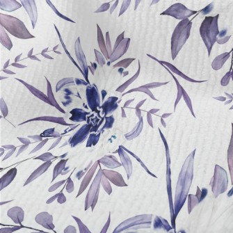 Beautiful Navy Blue Flowers Terry