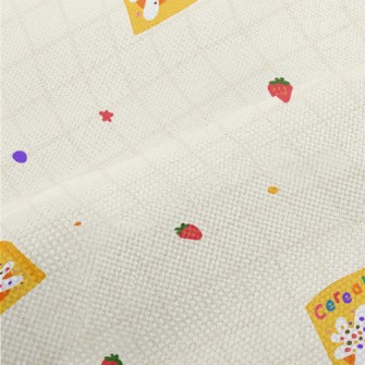 Breakfast Cereal With Strawber Performance Linen