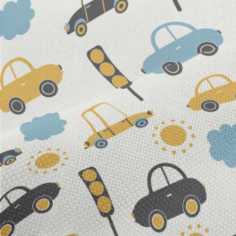 Cute Cartoon Car Performance Linen