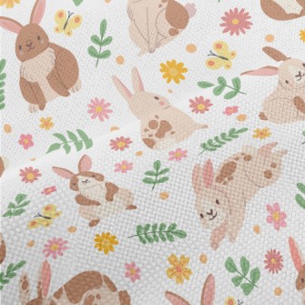 Cartoon Plush Rabbit Performance Linen