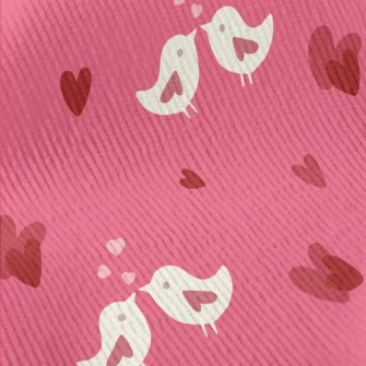 Happy Love Birds Standard Corduroy