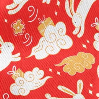 Chinese Auspicious Clouds And  Standard Corduroy
