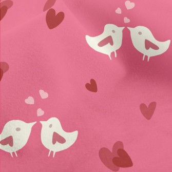 Happy Love Birds Micro Fleece