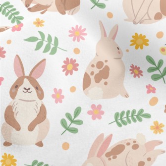 Cartoon Plush Rabbit Micro Fleece