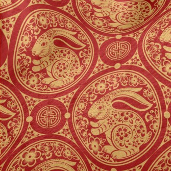 Chinese Paper-cut Art Rabbit Minky