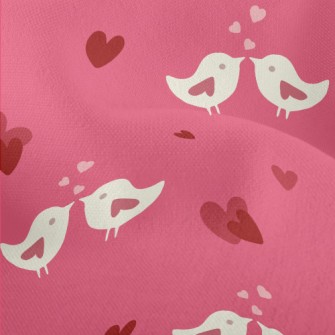 Happy Love Birds Lightweight Performance Linen