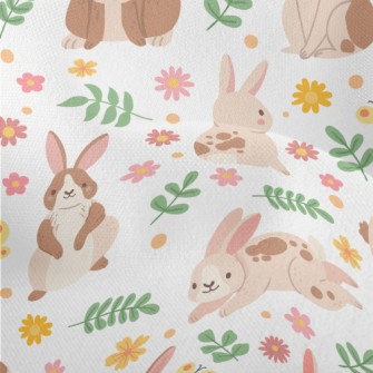Cartoon Plush Rabbit Lightweight Performance Linen