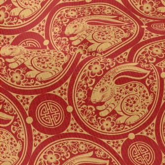 Chinese Paper-cut Art Rabbit Modern Jersey