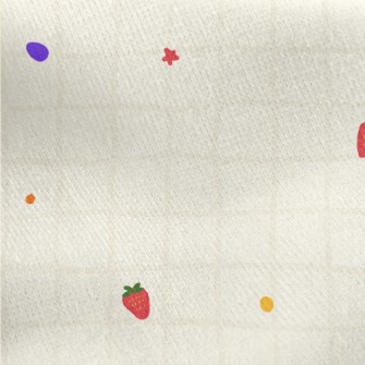 Breakfast Cereal With Strawber Jersey Backed Fleece