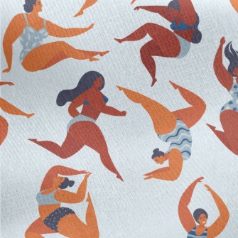 Confident Swimsuit Girl Jersey Backed Fleece