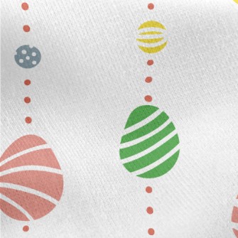 Cute Easter Charm Jersey Backed Fleece