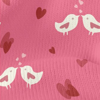 Happy Love Birds Stretch Jersey