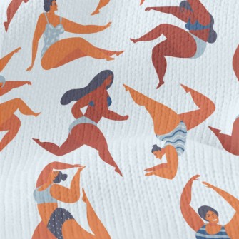 Confident Swimsuit Girl Stretch Jersey