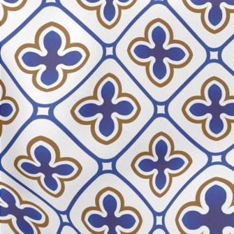 Cute Tile Design Lightweight Cotton Poplin