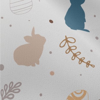 Easter Eggs And Bunny Chiffon