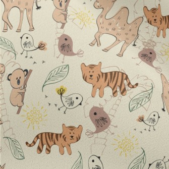 Wild Animal With A Shy Smile Chiffon