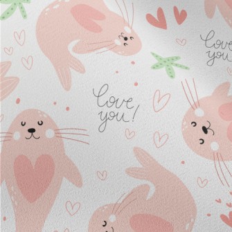 Cute Pink Seal Chiffon