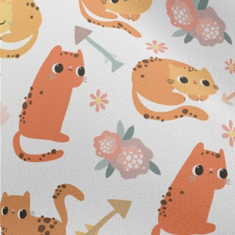 Warm-colored Cat Changing Post Chiffon