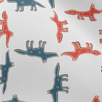 Funny Two-toned Wolf Chiffon