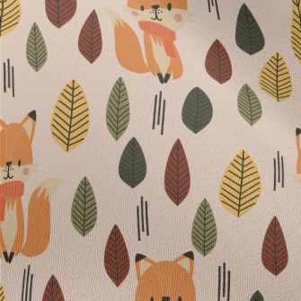 Scarf Fox In The Forest Chiffon
