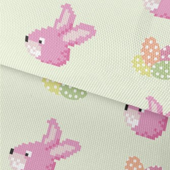 Mosaic Style Rabbit Waterproof Oxford