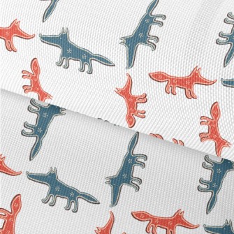 Funny Two-toned Wolf Waterproof Oxford