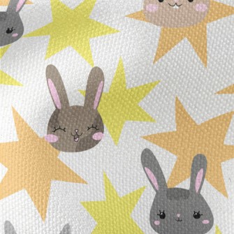 Bunny And Full Of Stars Waterproof Canvas