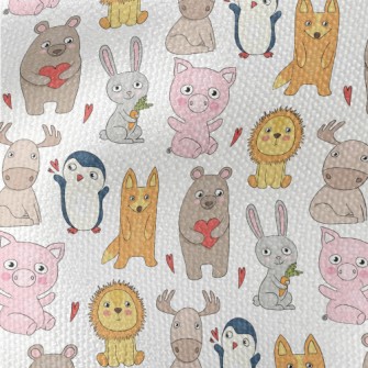 Animals That Love Each Other Waterproof Canvas