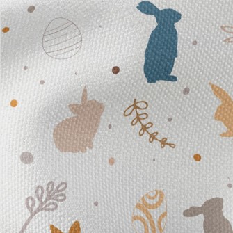 Easter Eggs And Bunny Waterproof Canvas