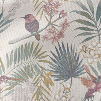 Lonely Bird In The Bush Waterproof Canvas