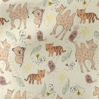 Wild Animal With A Shy Smile Waterproof Canvas