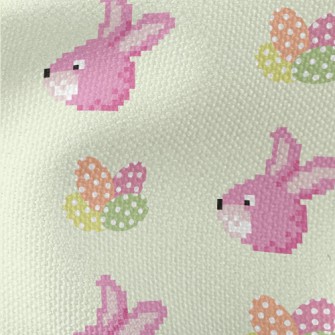 Mosaic Style Rabbit Waterproof Canvas