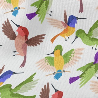 Colorful Hummingbird Flying Terry
