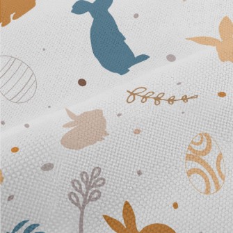 Easter Eggs And Bunny Performance Linen
