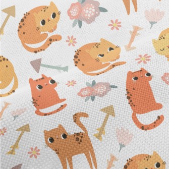 Warm-colored Cat Changing Post Performance Linen