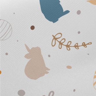 Easter Eggs And Bunny Twill