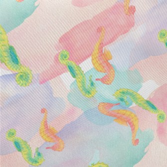 Two-color Seahorse In Watercol Twill