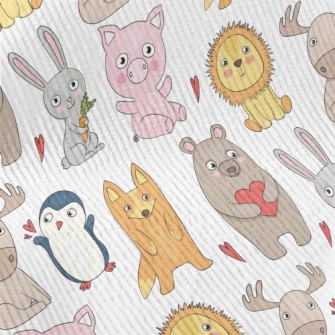 Animals That Love Each Other Standard Corduroy