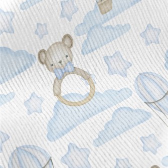 Hot Air Balloon In Blue Sky Wi Standard Corduroy