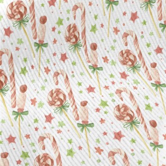 Christmas Candy And Canes Standard Corduroy