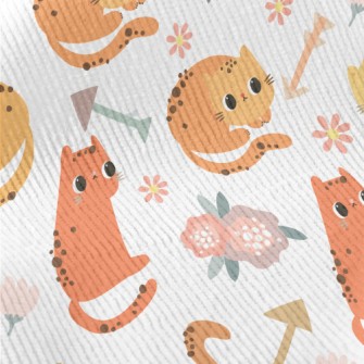 Warm-colored Cat Changing Post Standard Corduroy