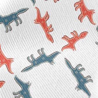 Funny Two-toned Wolf Standard Corduroy