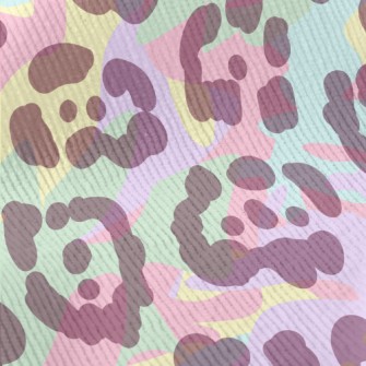 Colorful Neon Leopard Print Standard Corduroy