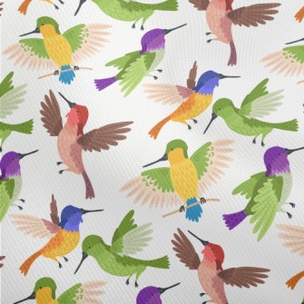 Colorful Hummingbird Flying Dobby