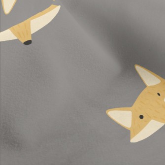 Cute Fox With Lifeless Eyes Micro Fleece